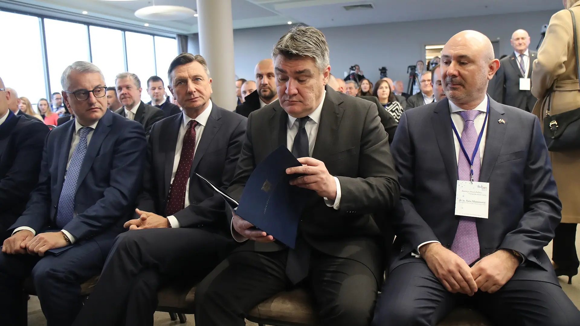 Milanović i Pahor na poslovnom forumu_Luka Stanzl_PIXSELL-1669728923057.webp