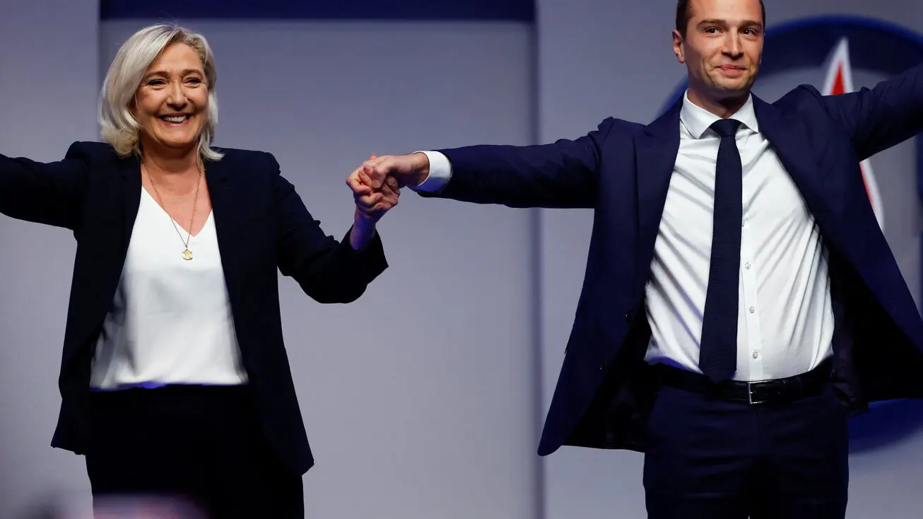 marin le pen žordan bardela reuters-1667648932875.webp