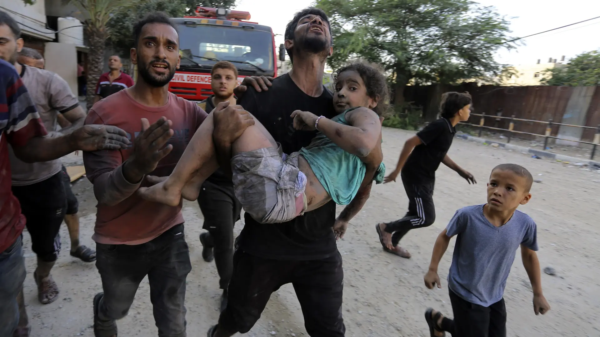 džabalija izbeglički kamp, pojas gaze, palestinci - 1 nov 2023 - foto AP Photo Abed Khaled Tanjug-654bf1d65abad.webp