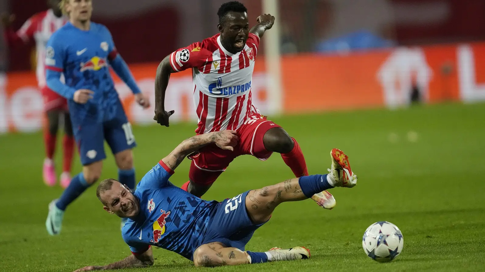 fk crvena zvezda, fk lajpcig, liga šampiona - 7 nov 2023 - foto AP Photo Darko Vojinovic Tanjug (3)-654aa3780b87d.webp