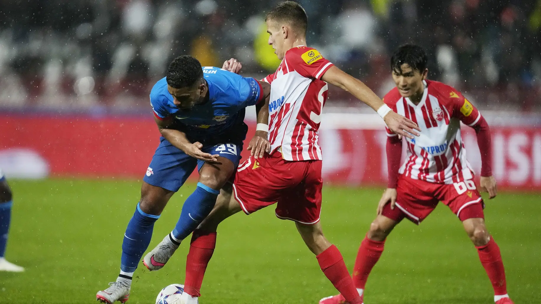 fk crvena zvezda, fk lajpcig, liga šampiona - 7 nov 2023 - foto AP Photo Darko Vojinovic Tanjug-654ab66273515.webp