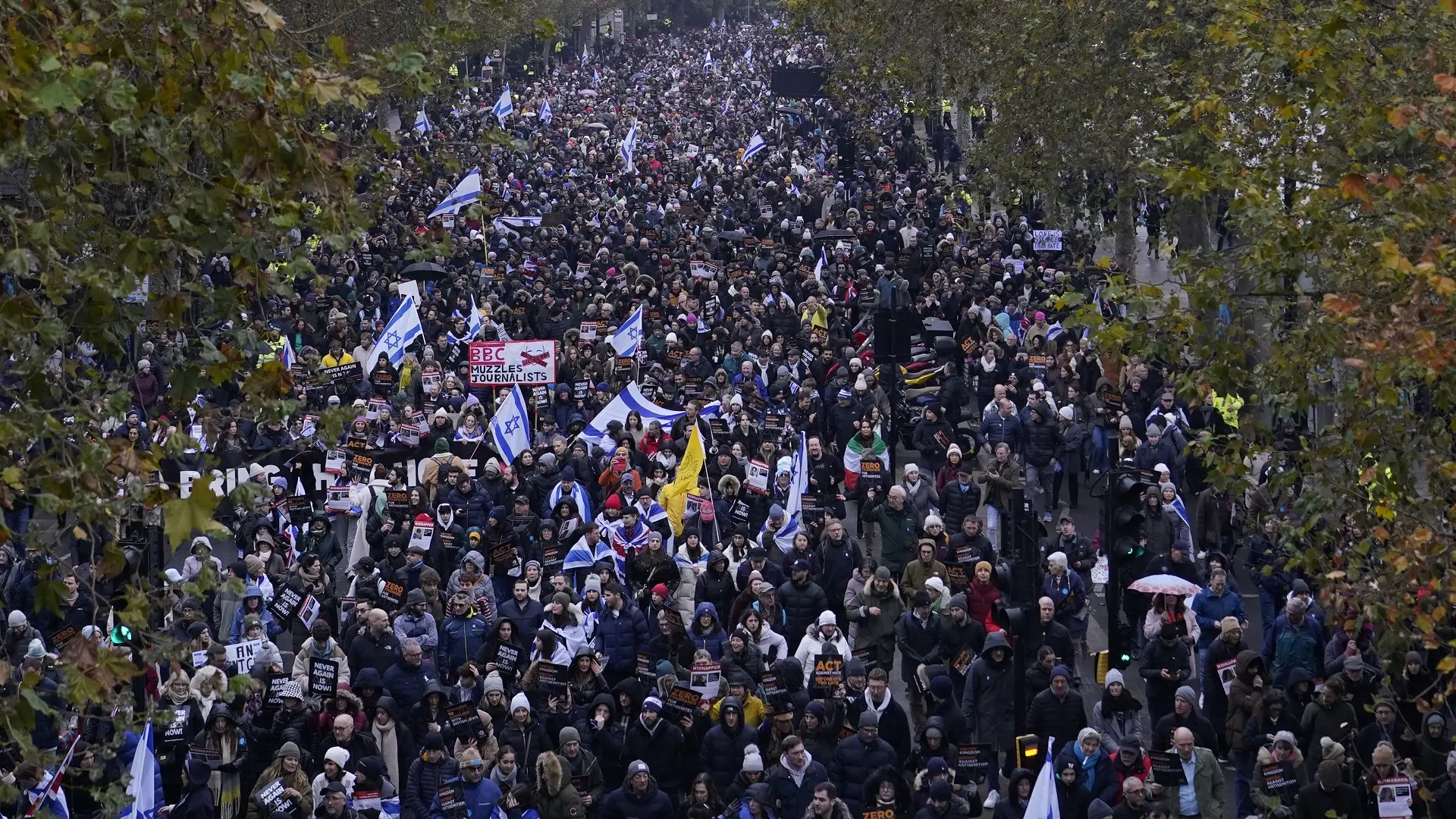 lodnon, protest protiv antisemitizma - AP Photo Alberto Pezzali Tanjug-656391a1233a2.webp