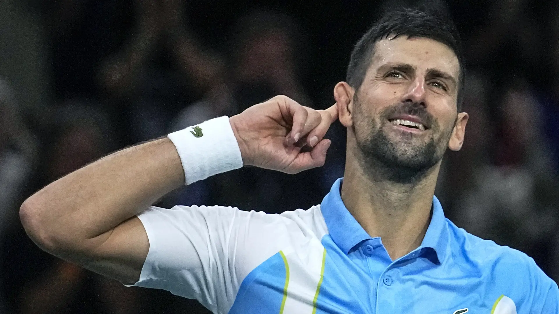 novak đoković, polufinale - masters u parizu, 4 nov 2023 - foto AP Photo Michel Euler Tanjug (2)-6546a3c2e7b00.webp