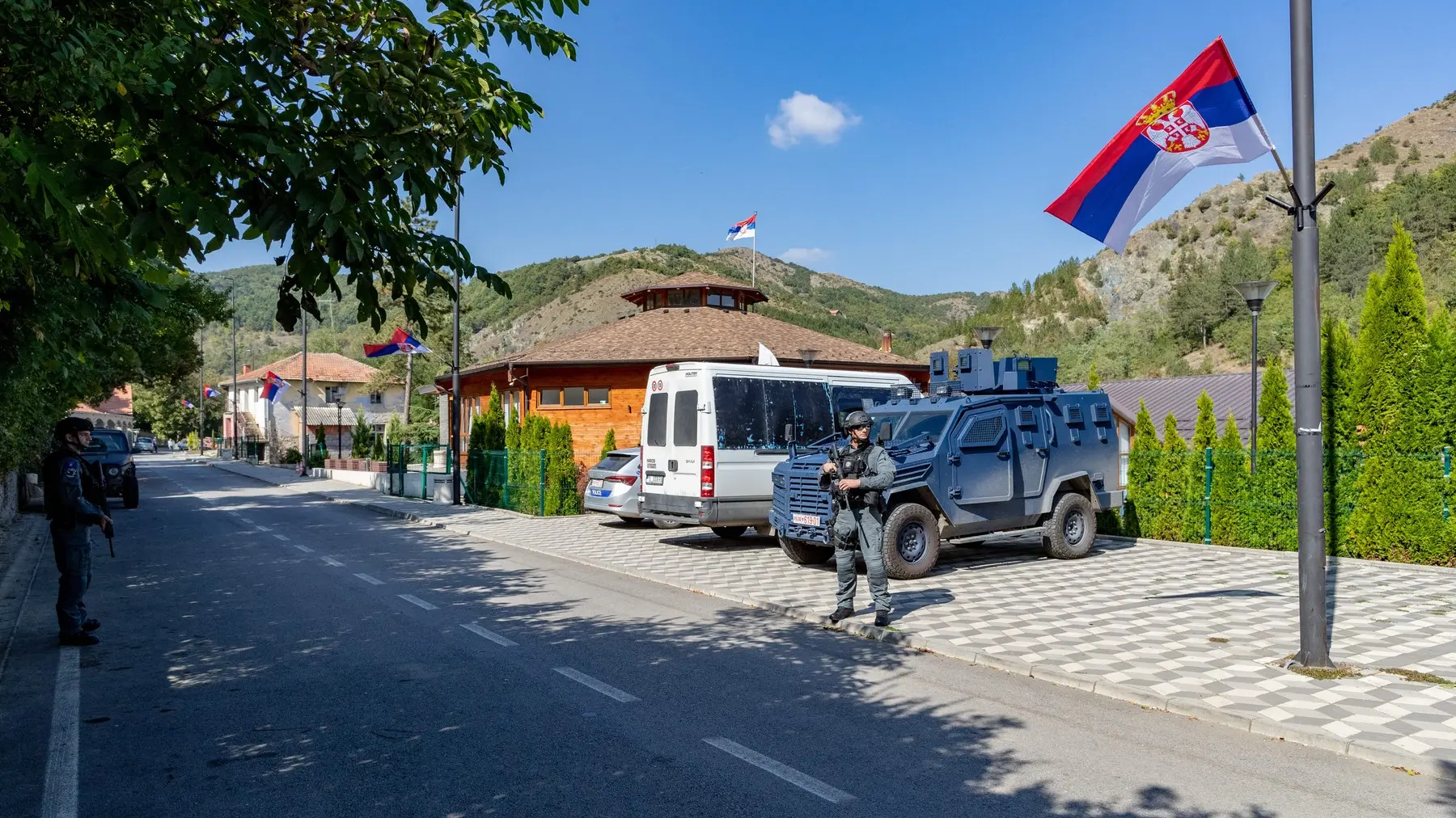 takozvana kosovska policija, zvečan, 3 okt 2023 - profimedia-65675f7aac848.webp