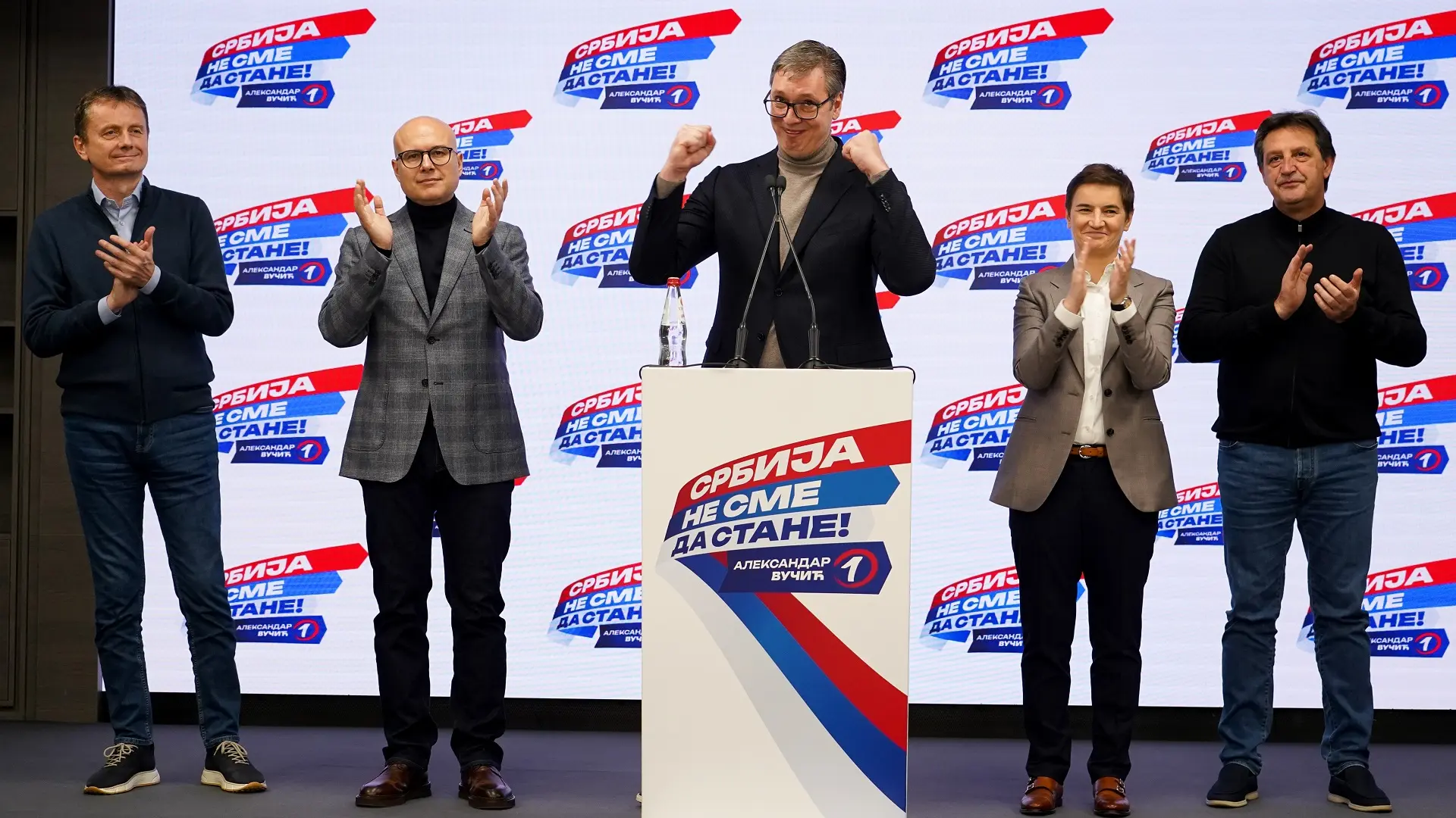 darko glišić, miloš vučević, aleksandar vučić, ana brnabić, bratislav gašić u sedištu SNS posle ponovljenih izbora, 30 dec 2023 - foto Tanjug Jadranka Ilić-6590842c0ab14.webp