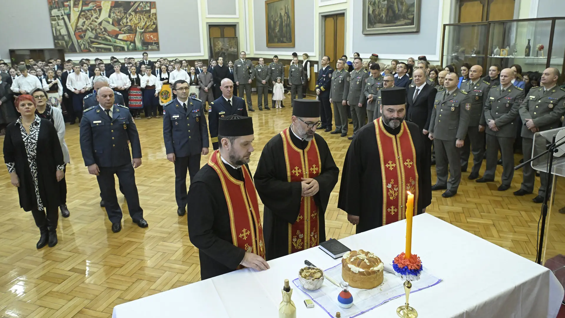 vojna gimnazija i srednja stručna vojna škola 1300 kaplara obeležile Svetog Savu, 27 jan 2024 - Tanjug Ministarstvo odbrane i Vojska Srbije (1)-65b512a0a717f.webp