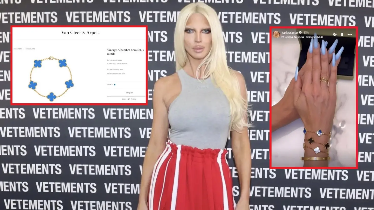 Jelena Karleuša, Miloš Miletić, Nedelja mode u Parizu, Printscreen vancleefarpels.com-6607e28314431.webp