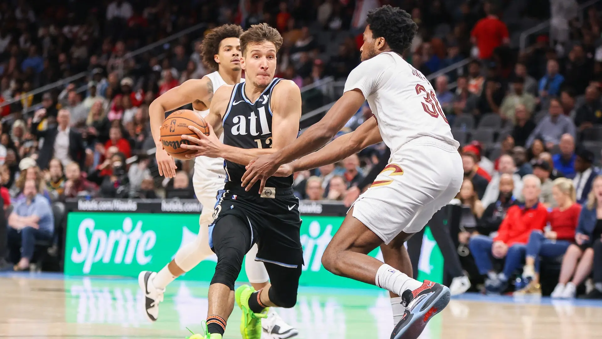 bogdan bogdanović, atlanta hoks, klivlend kavalirs - 7 mart 2024 - foto Reuters-65e965a0b7548.webp