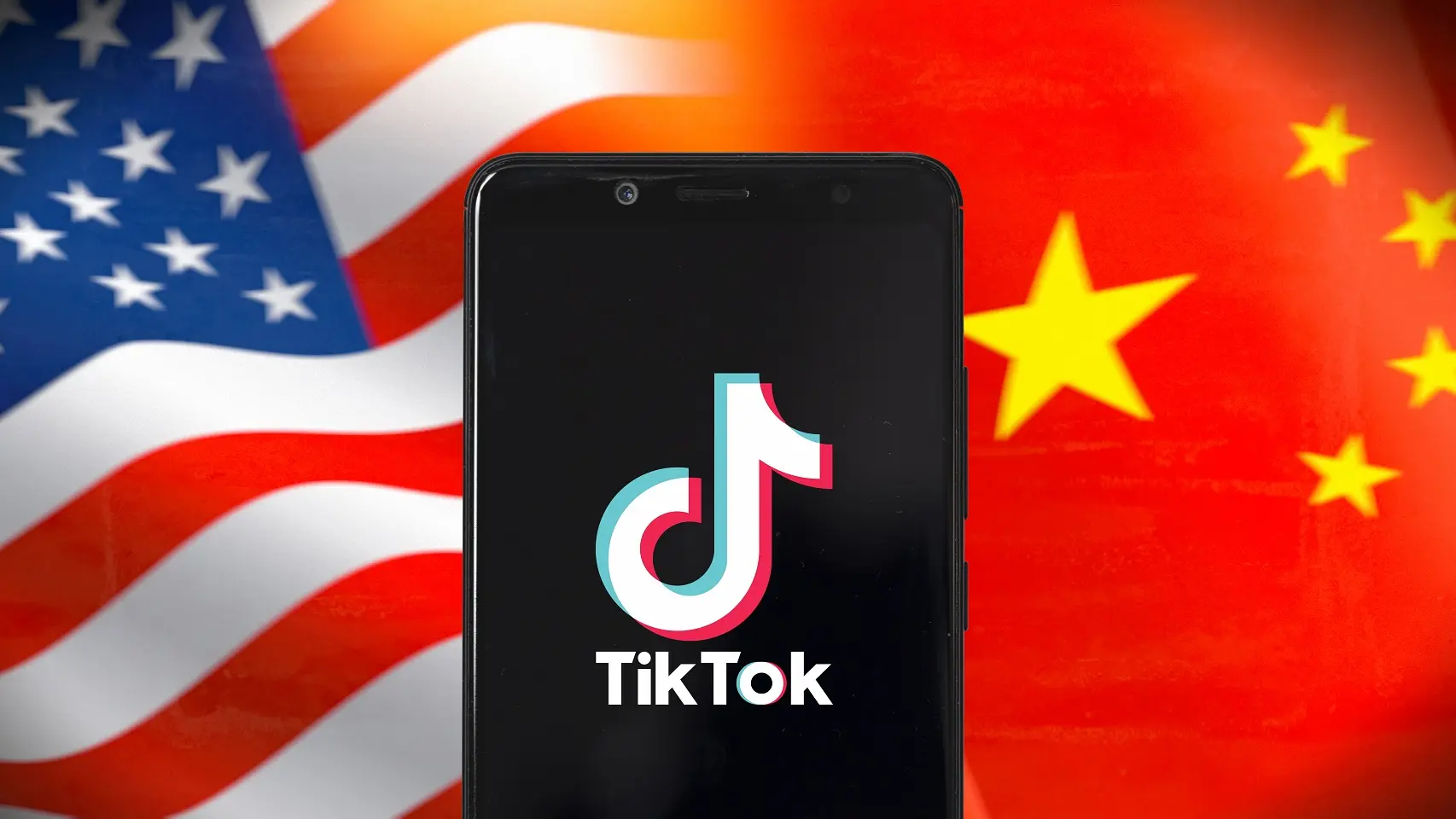 kina, sad, tiktok tik-tok, kineska zastava, američka zastava - shutterstock-65f210cd32160.webp