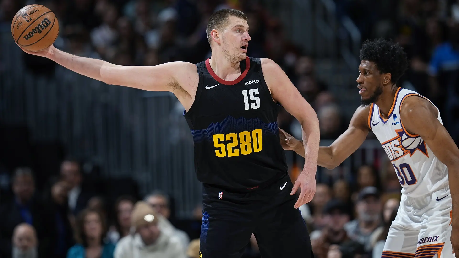 nikola jokić, denver nagets, finiks sans - 28 mart 2024 - foto AP Photo David Zalubowski Tanjug (2)-6604f2d9bbdc5.webp