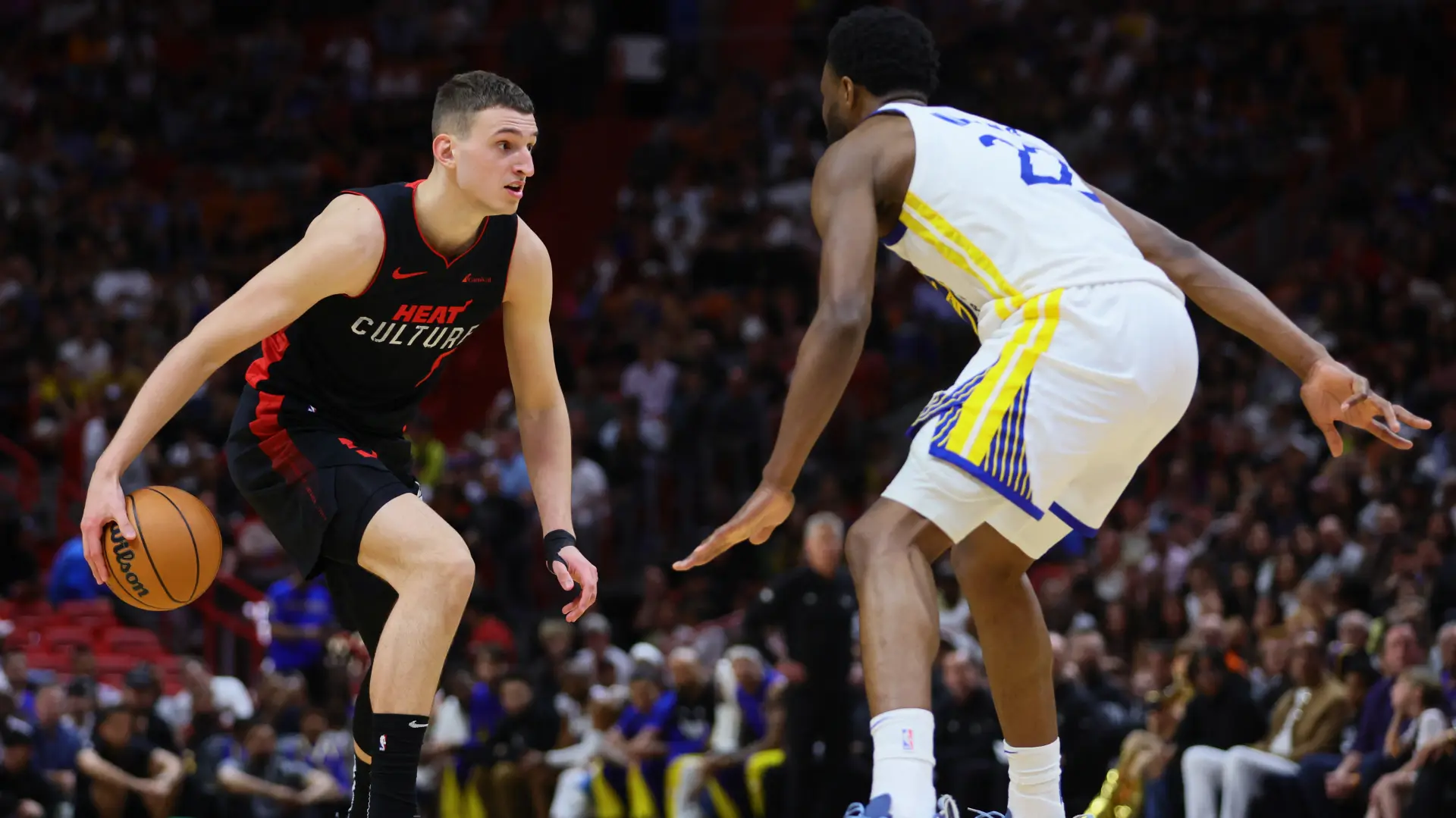 nikola jović, majami hit, golden stejt nba liga - 27 mart 2024 - foto reuters-6603c143812a2.webp