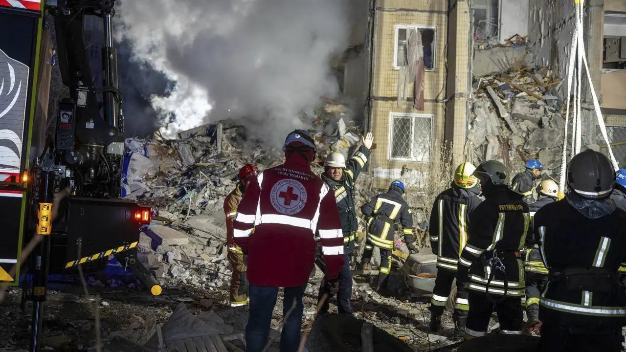 ruski napad na odesu, odesa 2 mart 2024 - Ukrainian Emergency Service Office via AP Tanjug-65e31b9442916.webp