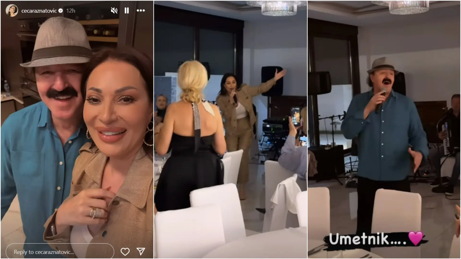 Instagram printscreen, cecaraznatovic, djinadzinovic Haris Džinović-6617a3797d4c0.webp