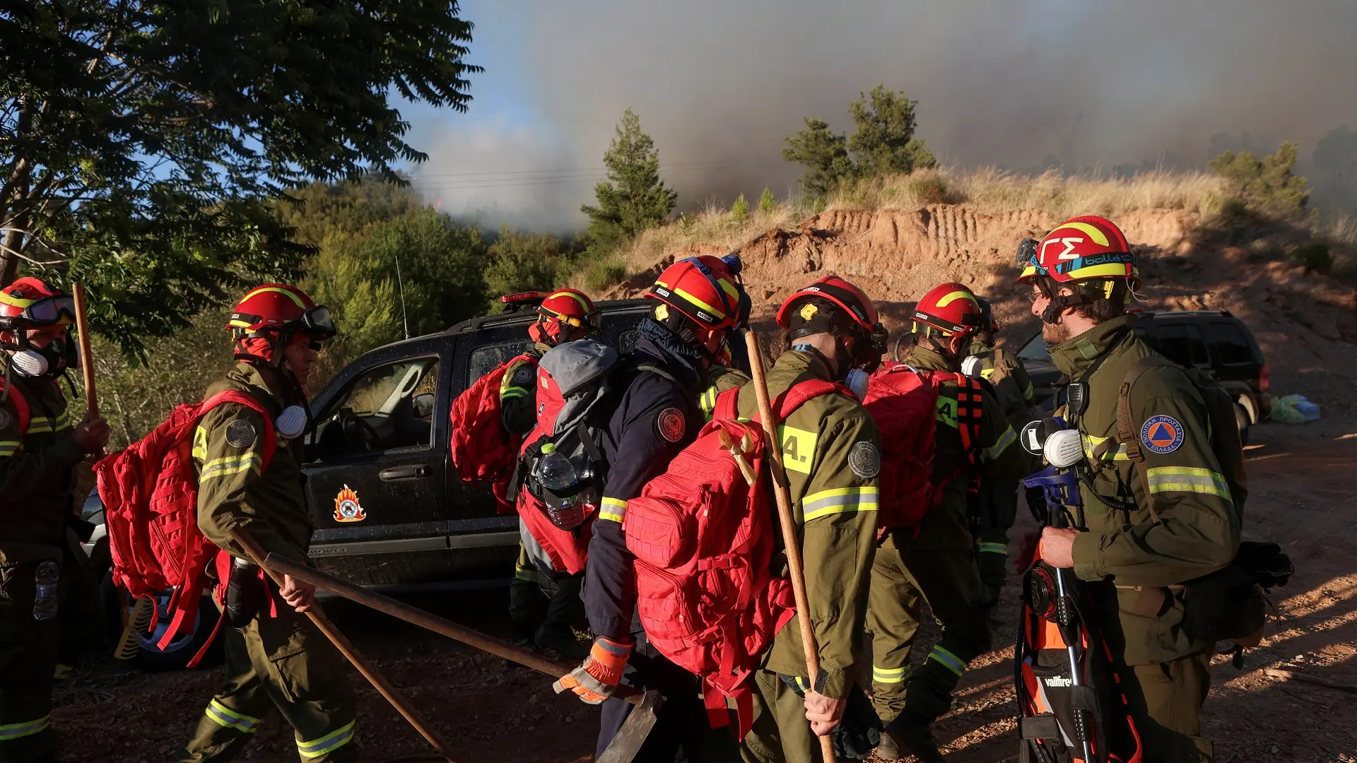 grčka, grčki vatrogasci, požari u grčkoj kraj atine - 30 jun 2024 - foto Reuters-669e93d494193.webp