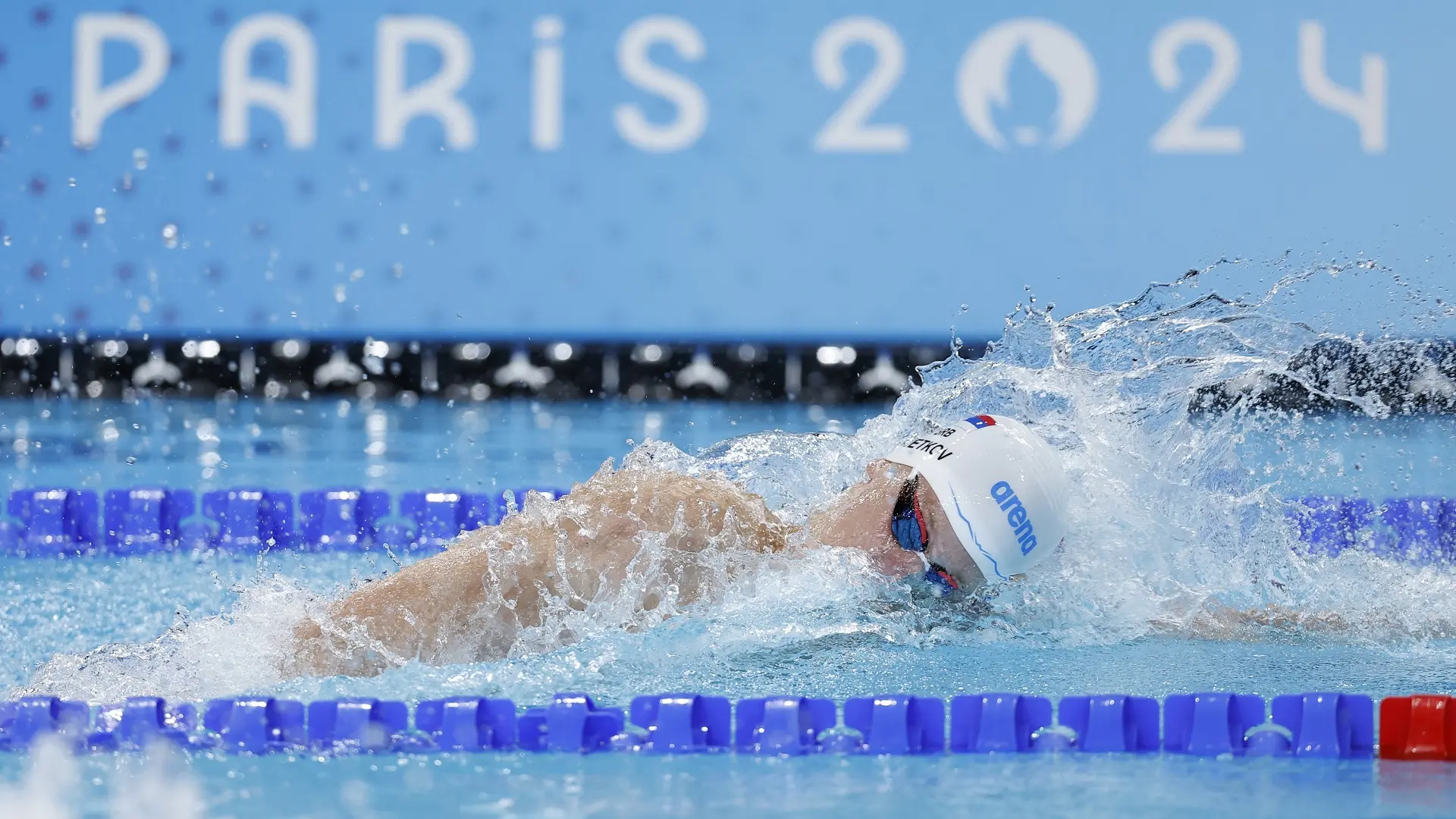 oi 2024, justin cvetkov, muška plivačka štafeta srbije 4x100 metara slobodno, plivanje - Reuters-66a4d58423035.webp