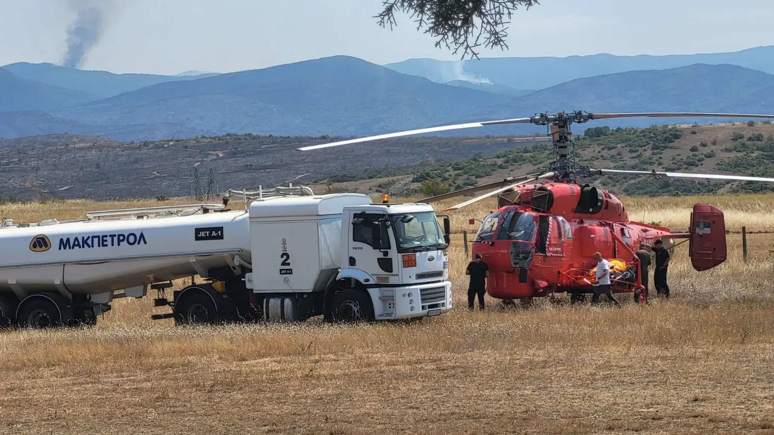 vatrogasni helikopter kamov ka-32, srpski vatrogasci gase požare u severnoj makedoniji, severna makedonija - 17 jul 2024 - foto TANJUG OMK MUP REPUBLIKE SRBIJE-6697c521a797d.webp