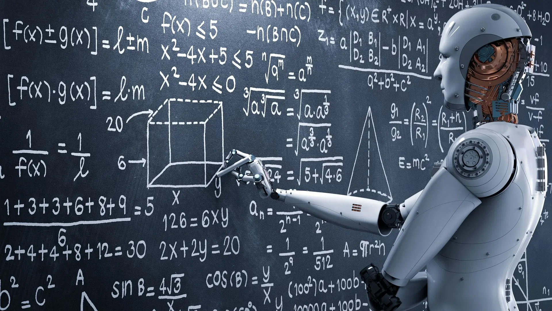 veštačka inteligencija, matematika, tabla, škola, učenje, rešavanje zadataka, robot radi matematiku - shutterstock_680929729-669faa7675da1.webp