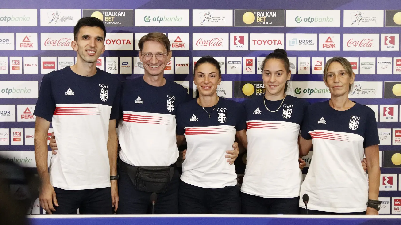 srpski atletičari pred put u pariz, ivana španović, elzan bibić, adriana vilagoš, goran obradović - 4 avg 2024 - foto TANJUG JOVANA KULAŠEVIĆ-66af91f9776d8.webp