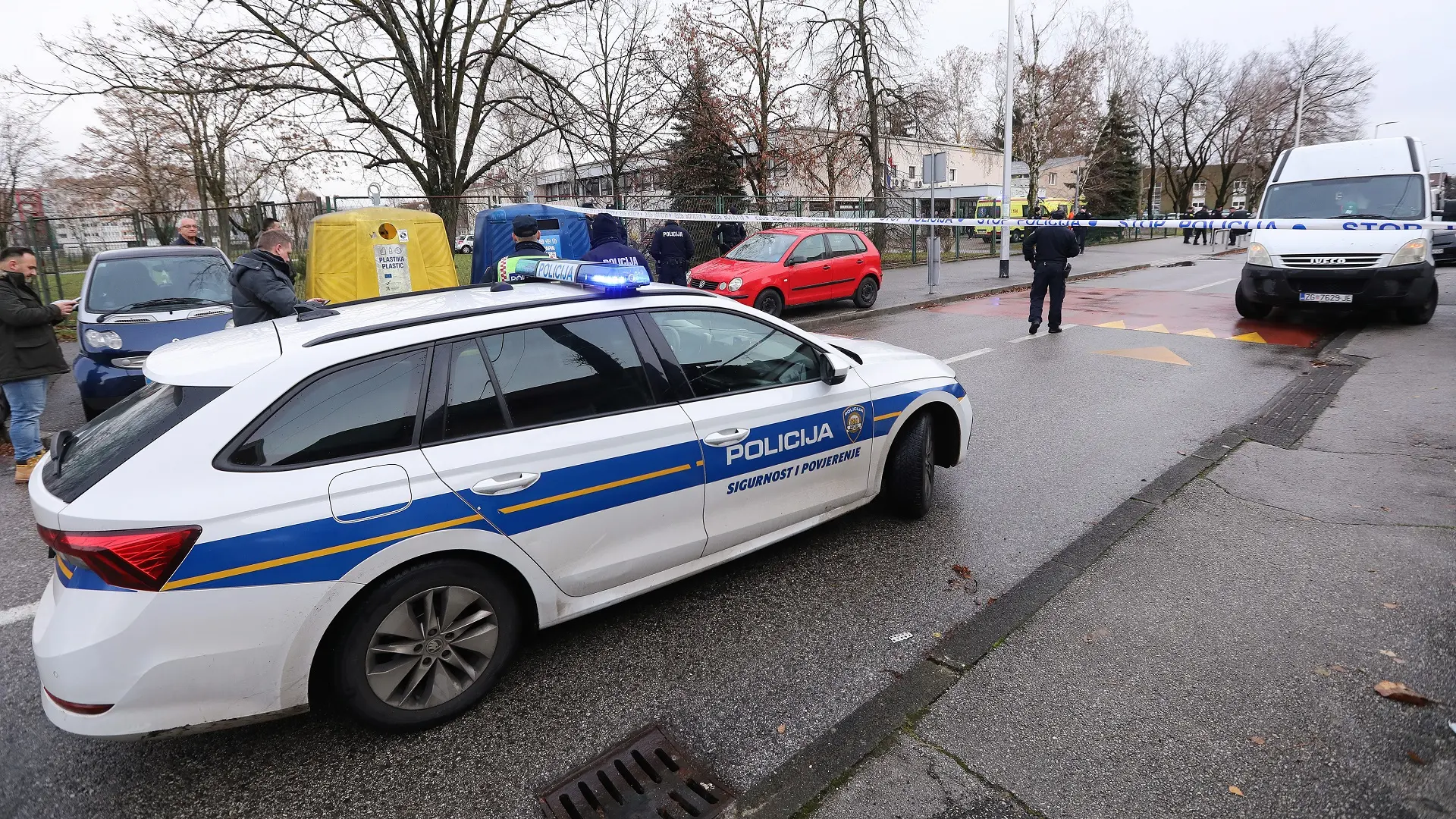 napad nožem u oš prečko u zagrebu, zagreb, hrvatska zagrebačka policija - 20 dec 2024 - Robert Anic PIXSELL-67654cacf2bff.webp