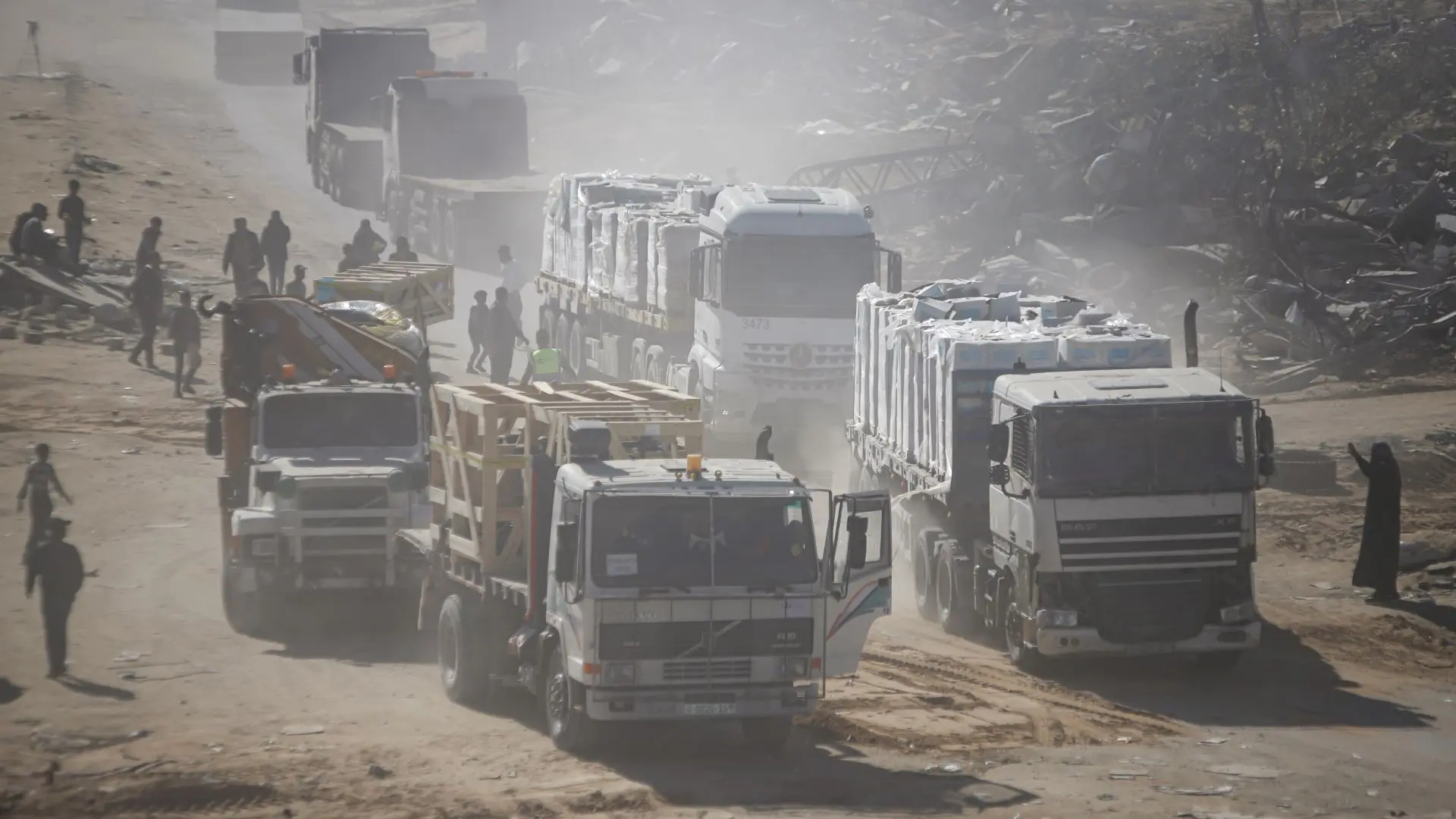 Gaza, humanitarna pomoć, kamioni pomoći-Tanjug-AP PhotoJehad Alshrafi-67909e77066f0.webp