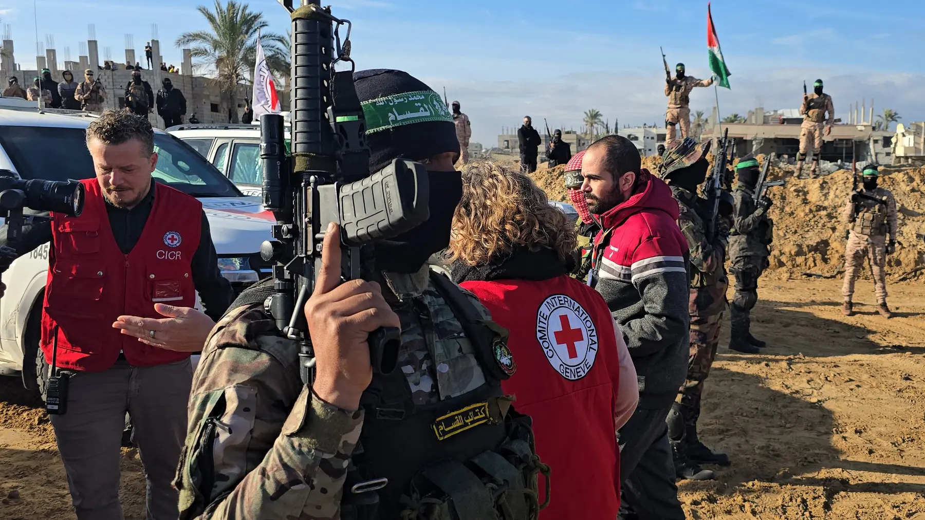 hamas, taoci, razmena talaca, crveni krst, izraelski taoci - 1 feb 2025 - profimedia-0959330089-67b8e1f40f976.webp