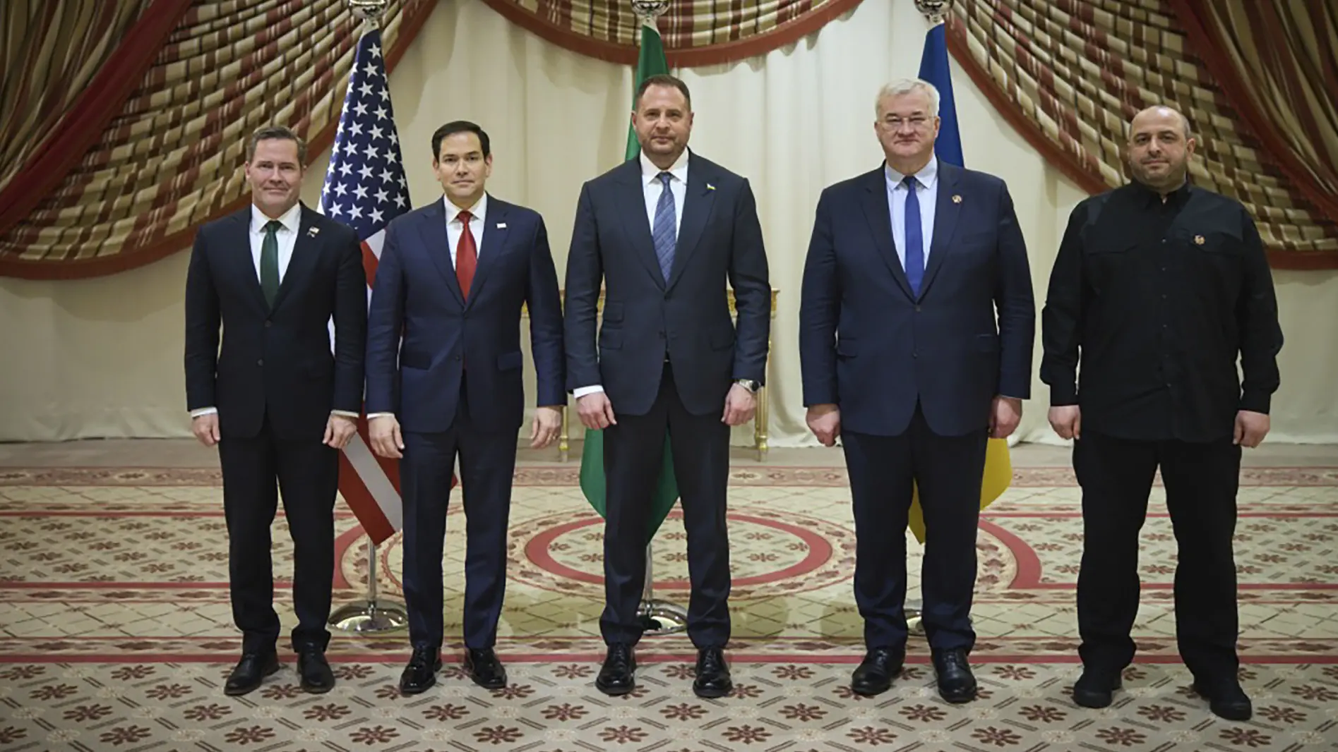 ukrajinska delegacija američka delegacija rijad Ukrainian Presidential Press Office via AP-67e158e55149b.webp