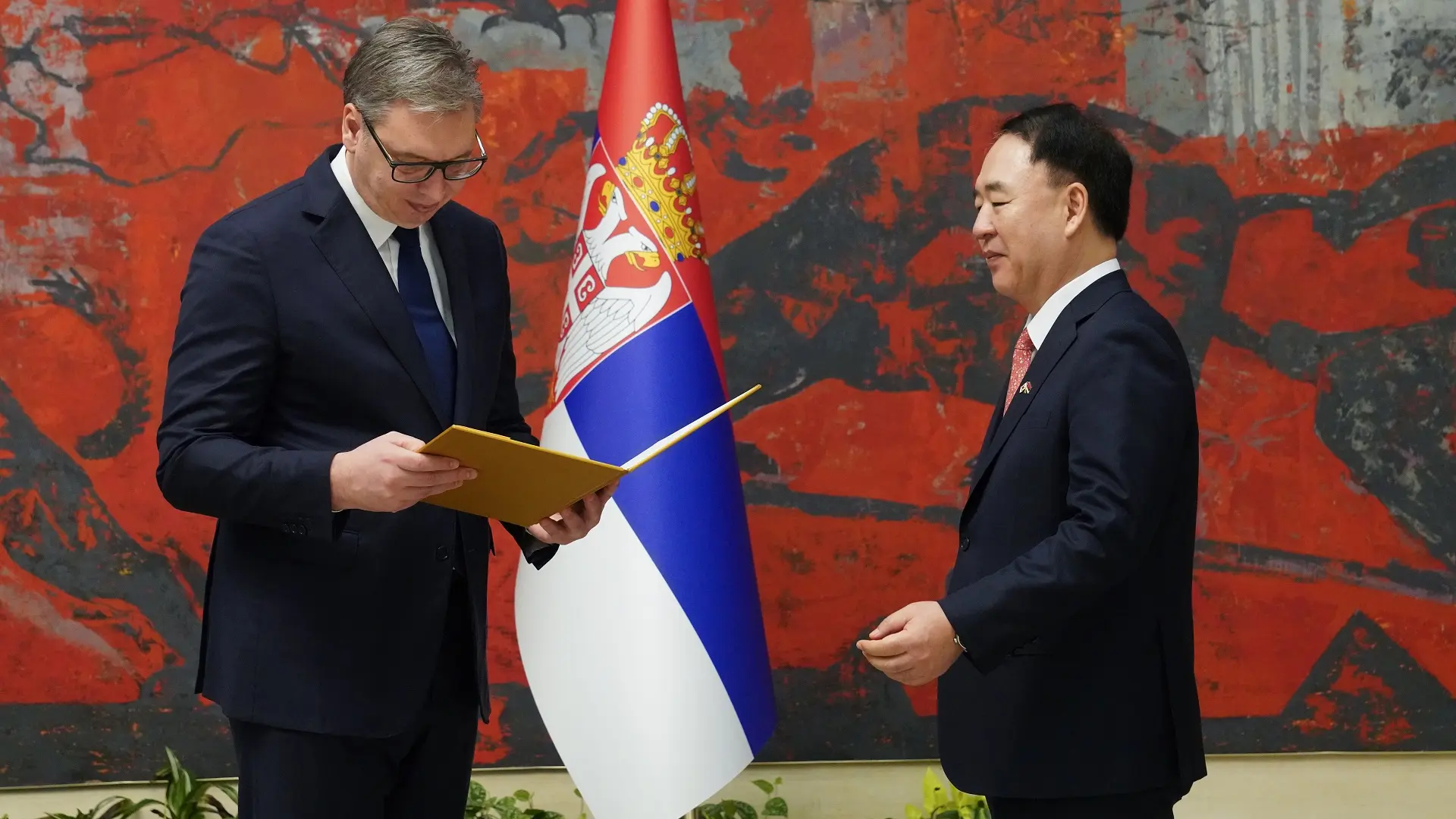 aleksandar vučić, hjong te kim, 24 april 2025 - TANJUG MILOŠ MILIVOJEVIĆ-680a0d97e9b4e.webp