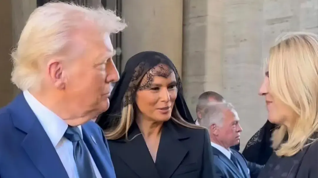 donald tramp, melanija tramp, željka cvijanović - sahrana pape franje - 26 april 2025 - Printscreen Instagram zeljka.cvijanovic-680f687079dc0.webp