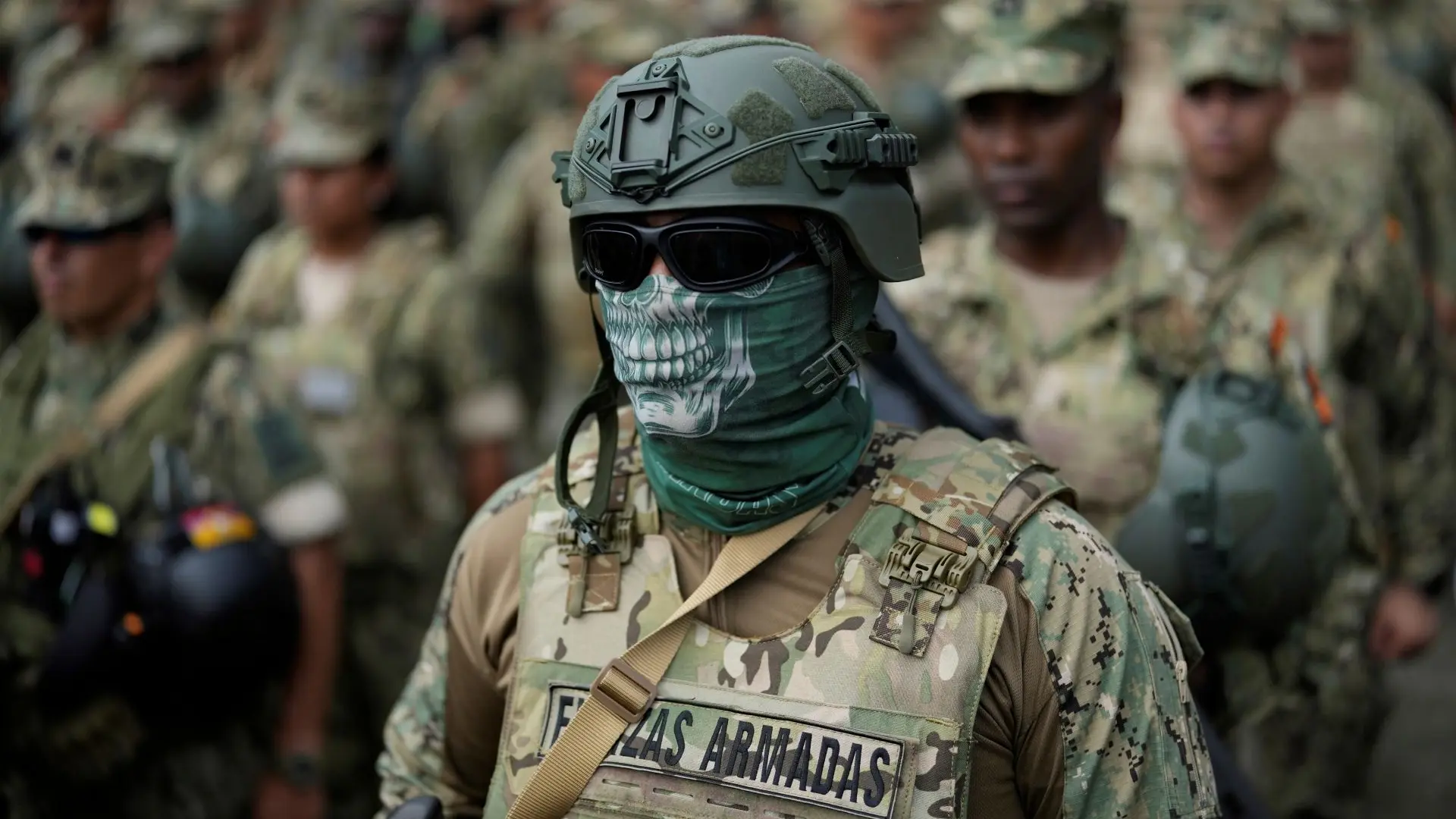 Ekvadorska vojska u operaciji u planinskoj oblasti