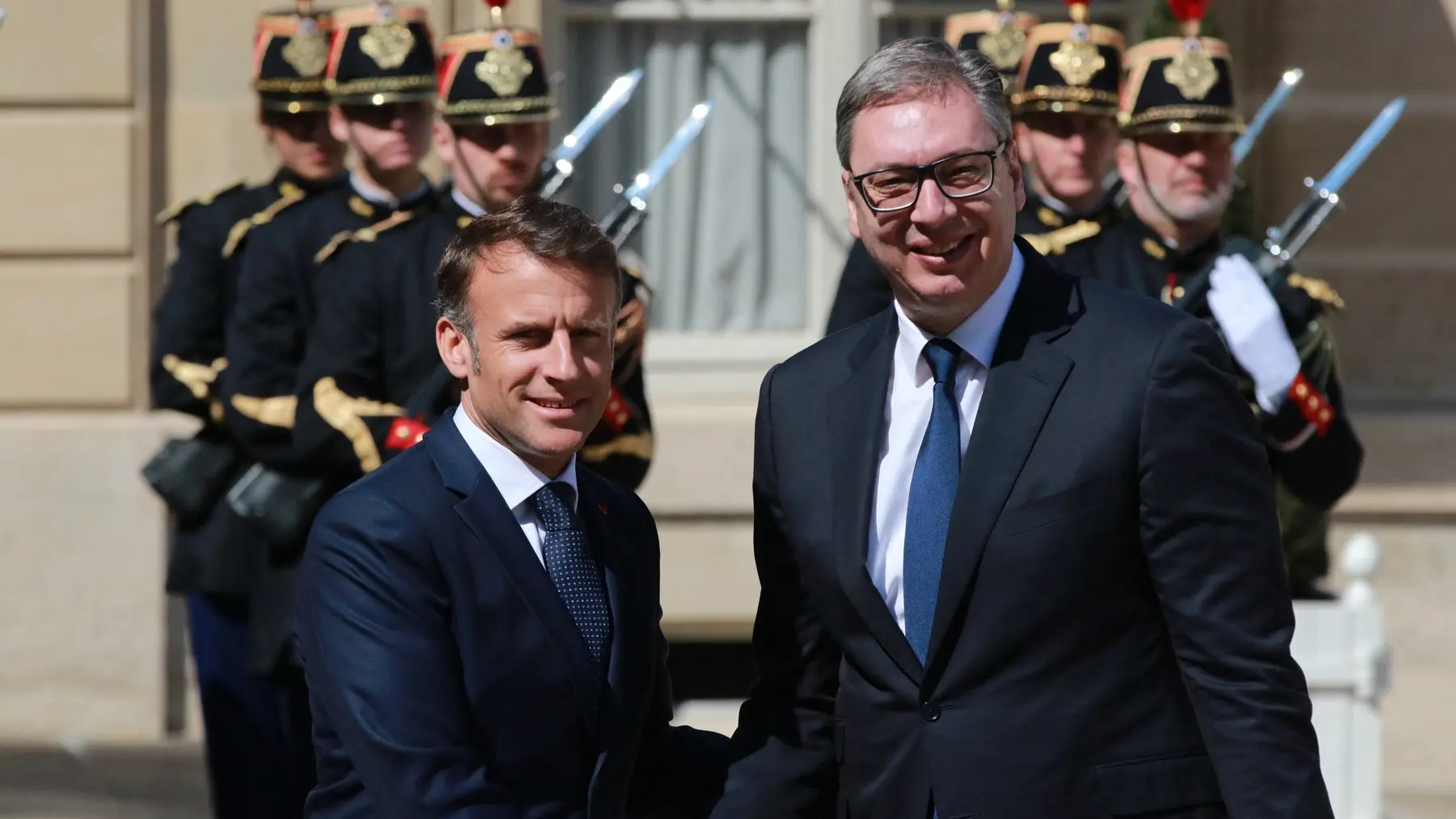 emanuel makron, aleksandar vučić - 9 april 2025 - profimedia-0985500821-67f6c2e2f0991.webp