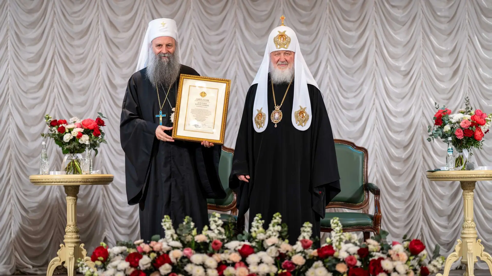 patrijarh porfirije, patrijarh kiril - 25 april 2025 - foto Srpska pravoslavna crkva-680e6df52f993.webp