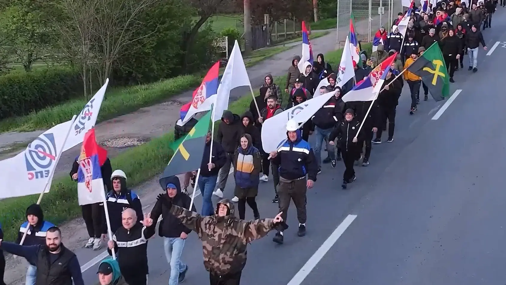 rudari kolubare krenuli za beograd - Tanjug Tanjug video-67fa263b9bdb1.webp