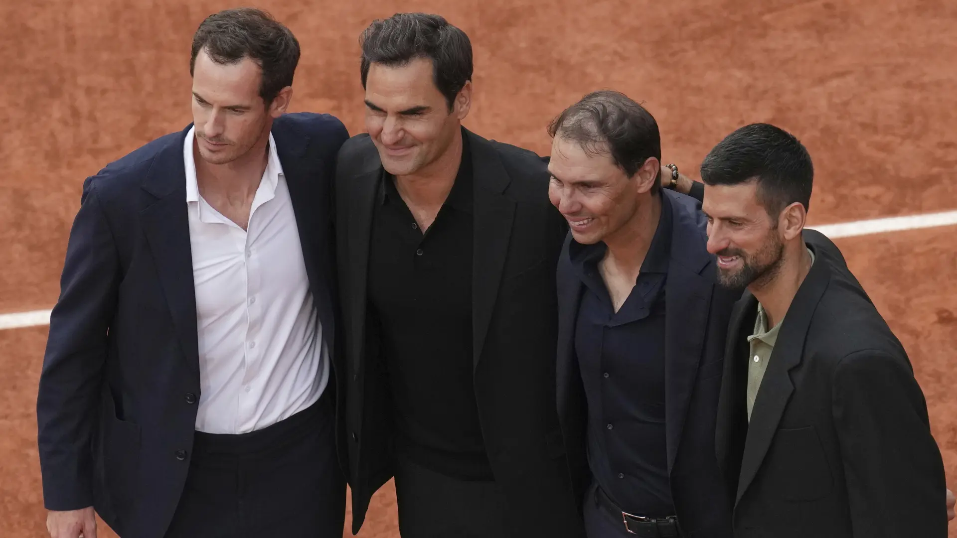 Tan2025-05-2519072003_0 novak đoković rafael nadal endi mari rodžer federer AP PhotoChristophe Ena-68334f4fe1a3c.webp