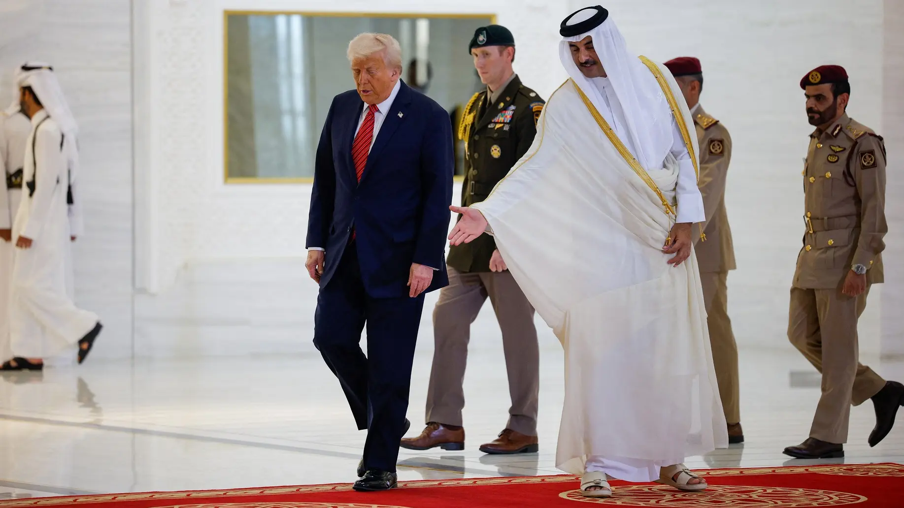 donald tramp stigao u katar, 14 maj 2025 - REUTERS-682491539f39d.webp