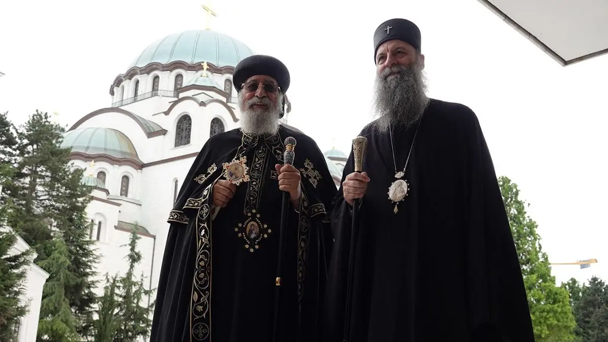 papa i patrijarh aleksandrijski i sve afrike tavadros II, patrijarh srpski porfirije - 4 maj 2025 - foto Srpska pravoslavna crkva-6817ad4a7c7de.webp