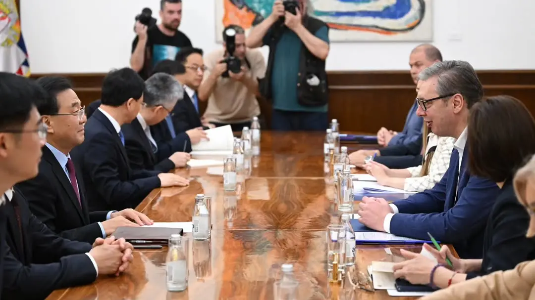 aleksandar vučić, sastanak sa sekretarom Komiteta Komunističke partije Kine u provinciji Đijangsu Sin Čangsingom, 25 jun 2025 - Instagram buducnostsrbijeav-685bcbcb54b02.webp