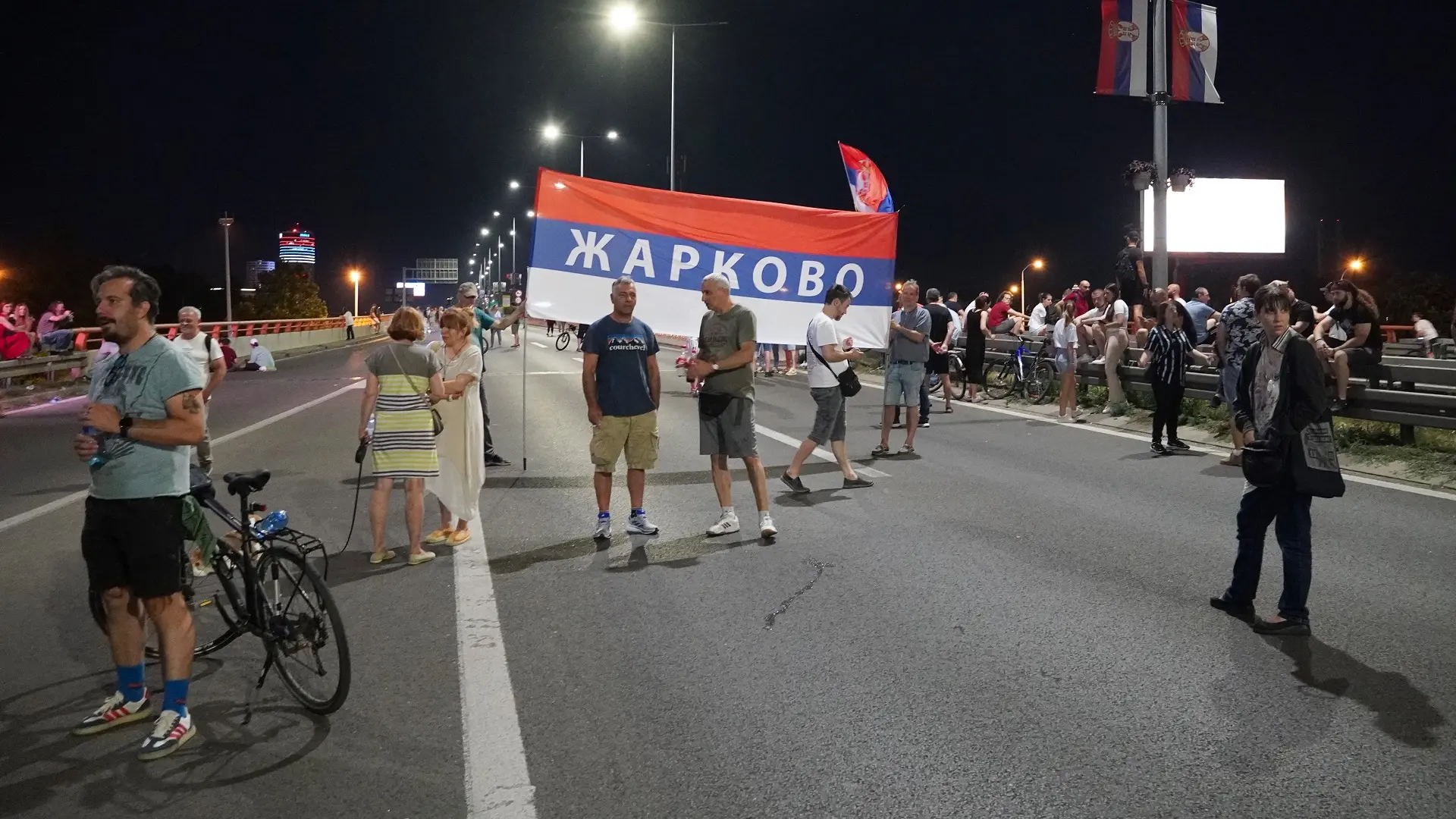 blokada mosta gazela, blokade u srbiji, 19 jul 2025, most gazela, beograd - TANJUG VLADIMIR ŠPORČIĆ (3)-687bf77664c85.webp
