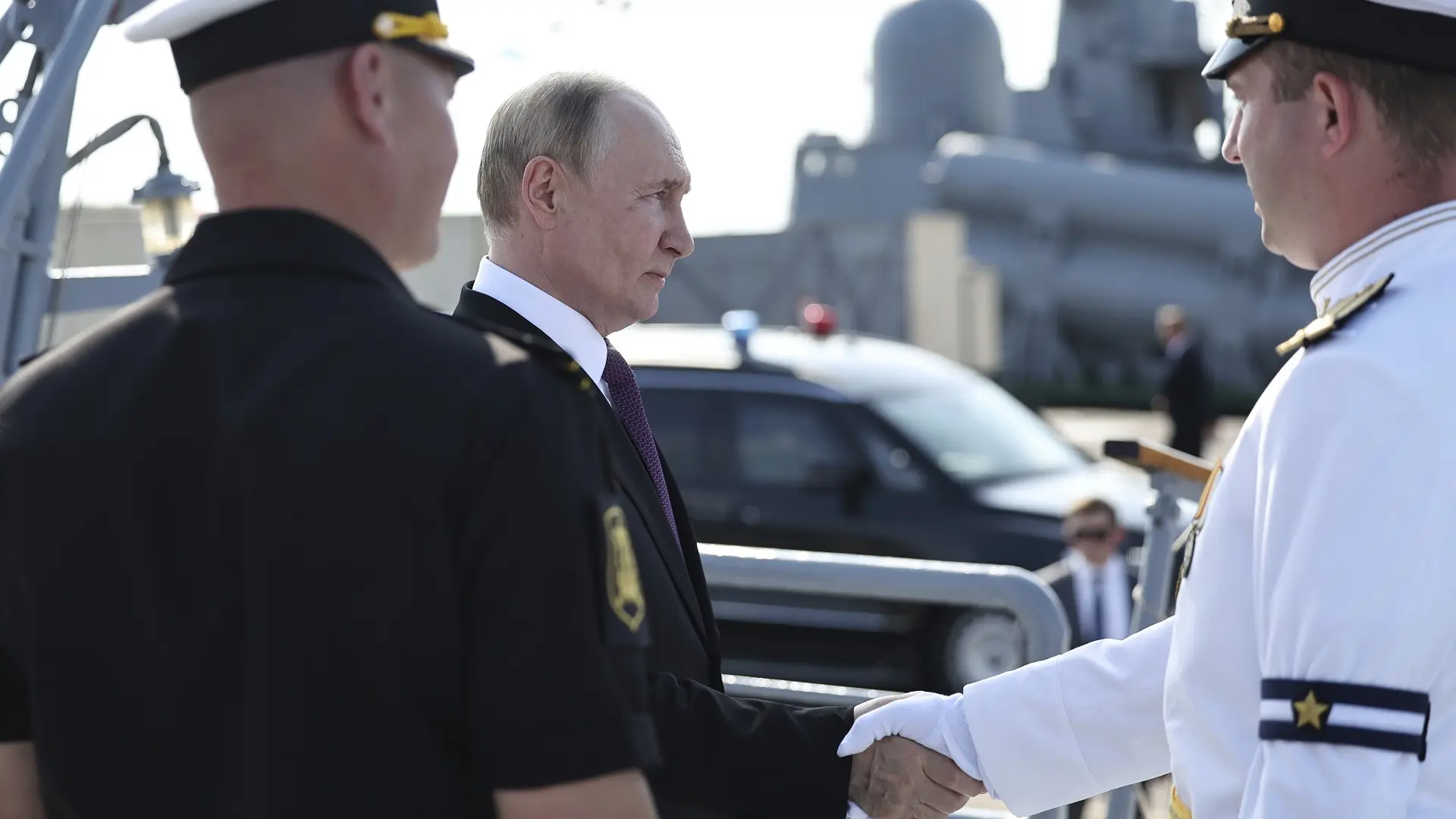 dan mornarice rusije, vladimir putin, 27 jul 2025 - Alexander Kazakov, Sputnik, Kremlin Pool Photo via AP-68866fb301ef6.webp
