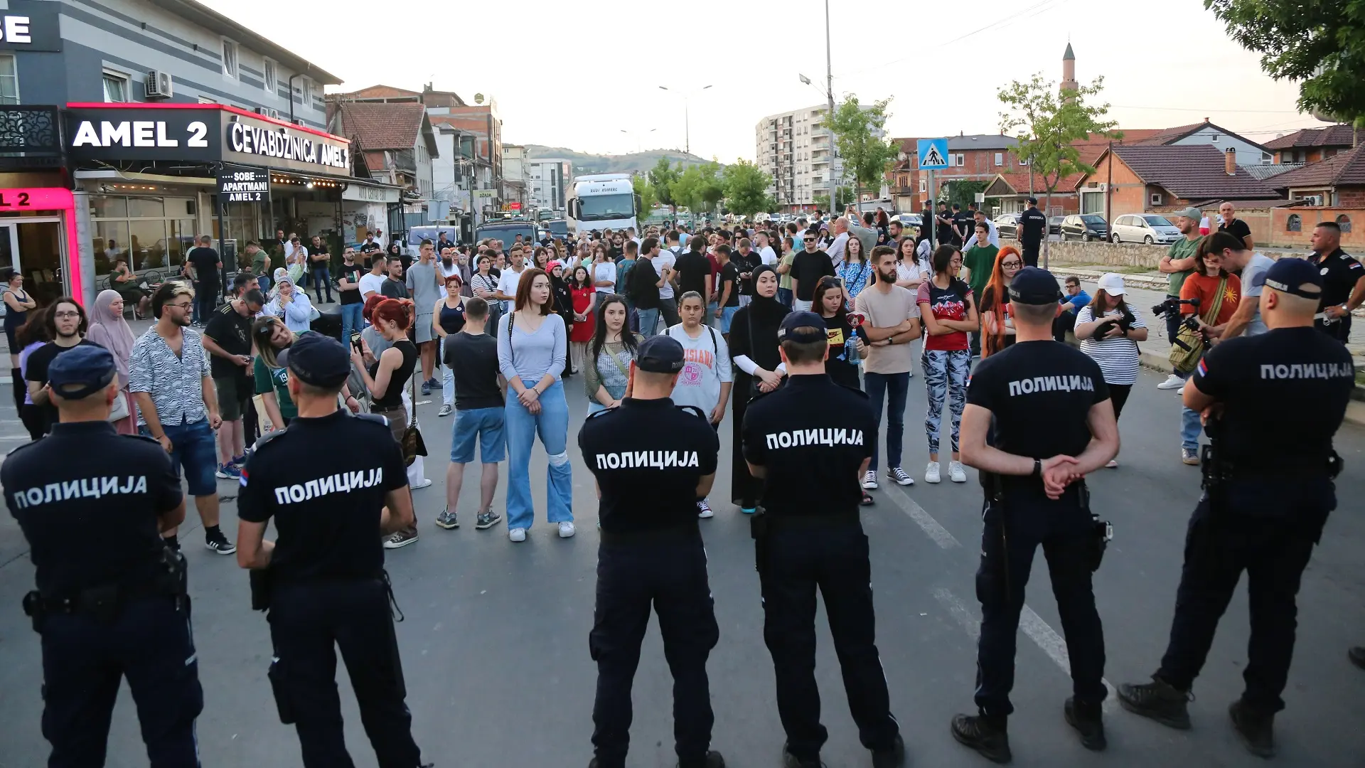 policija u novom pazaru, novi pazar, blokade, studenti, studentske blokade, studentski protesti - 30 jun 2025 - Elmedin Hajrovic ATAImages 30, jun, 2025-6864edd648dbb.webp