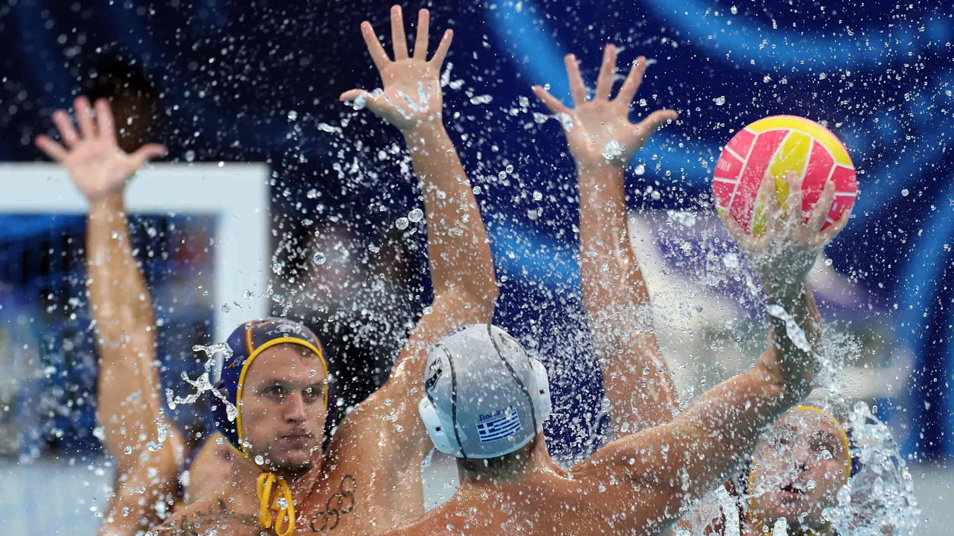 polufinale sp u vaterpolu, vagterpolisti španije, grčke - 22 jul 2025 - Reuters-687f73c31e852.webp