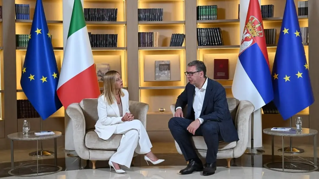 đorđa meloni, aleksandar vučić, 5 avg 2025 - Intagram buducnostsrbijeav-68935359d6662.webp