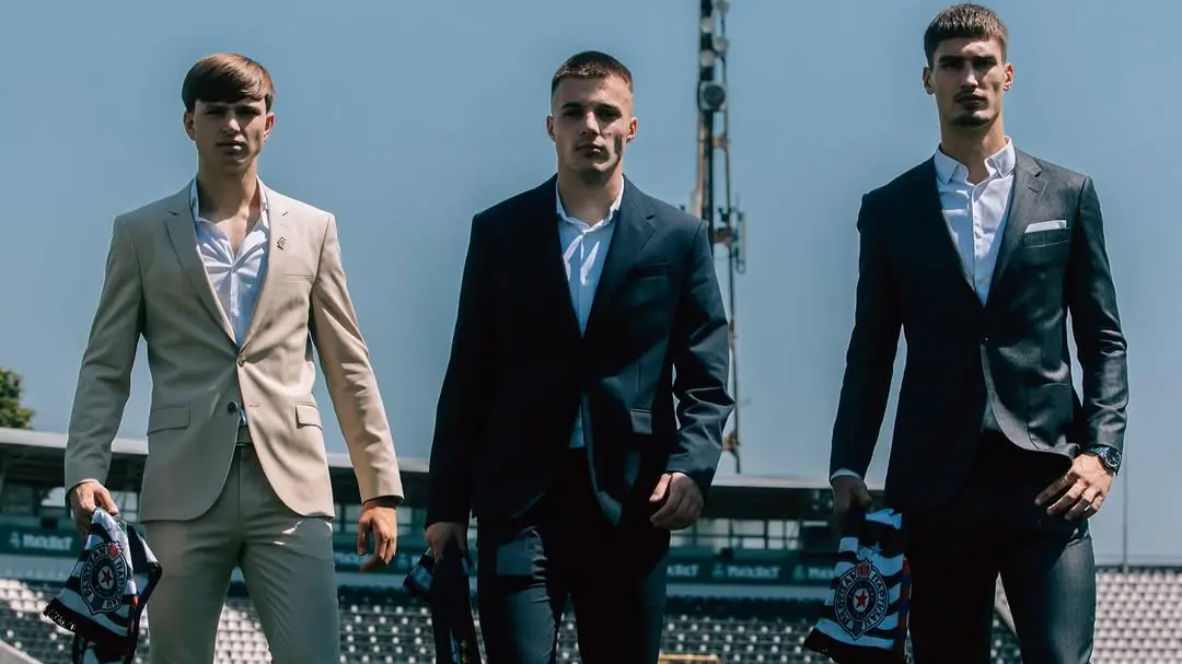 Milan Roganović, Nikola Simić i Dimitrije Janković, 12 avg 2025 - foto Instagram partizanbelgrade (1)-689b3b765fc80.webp