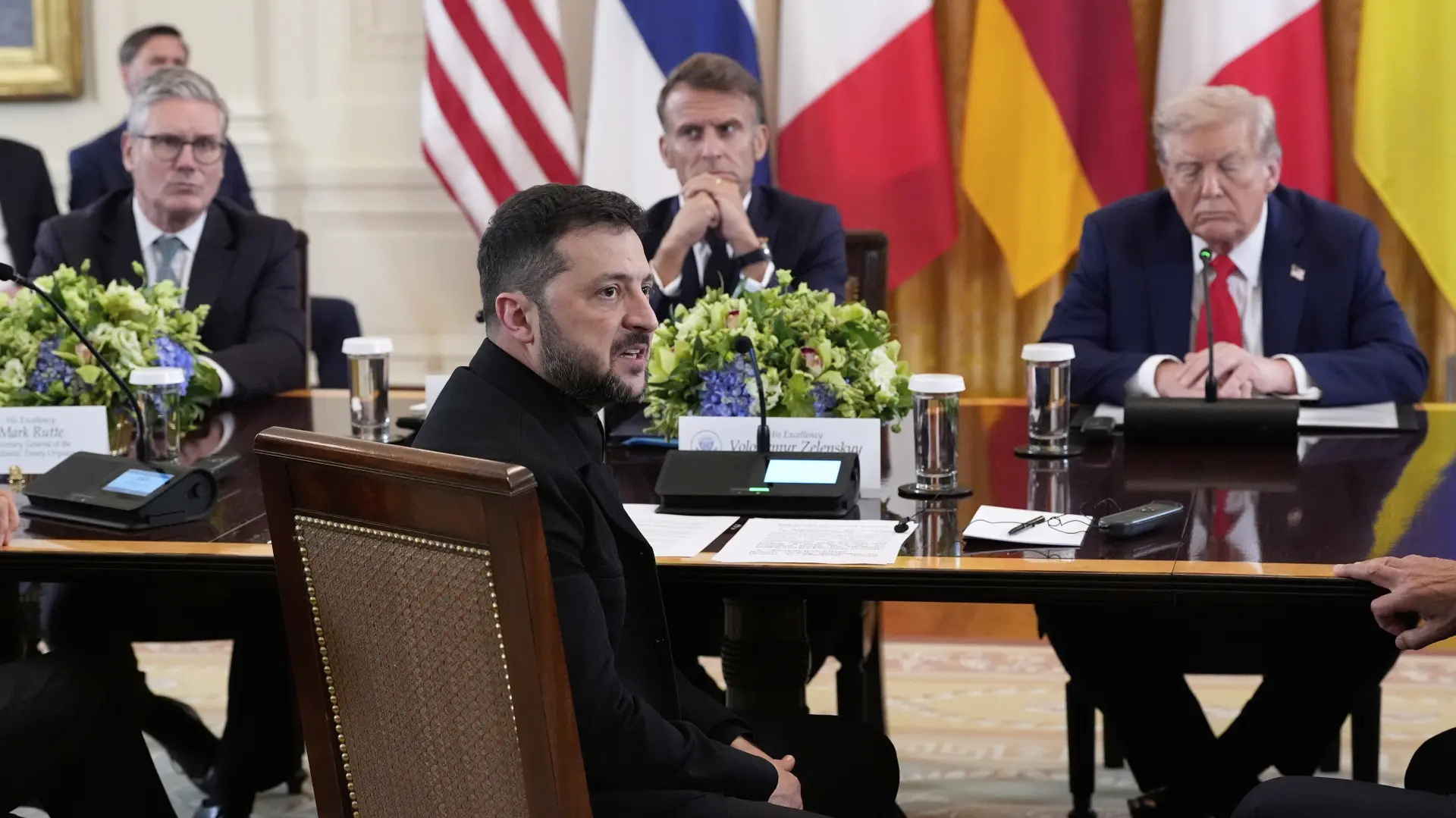 Zelenski, Tramp, evropski lideri, Vašington, AP-68a37de931909.webp