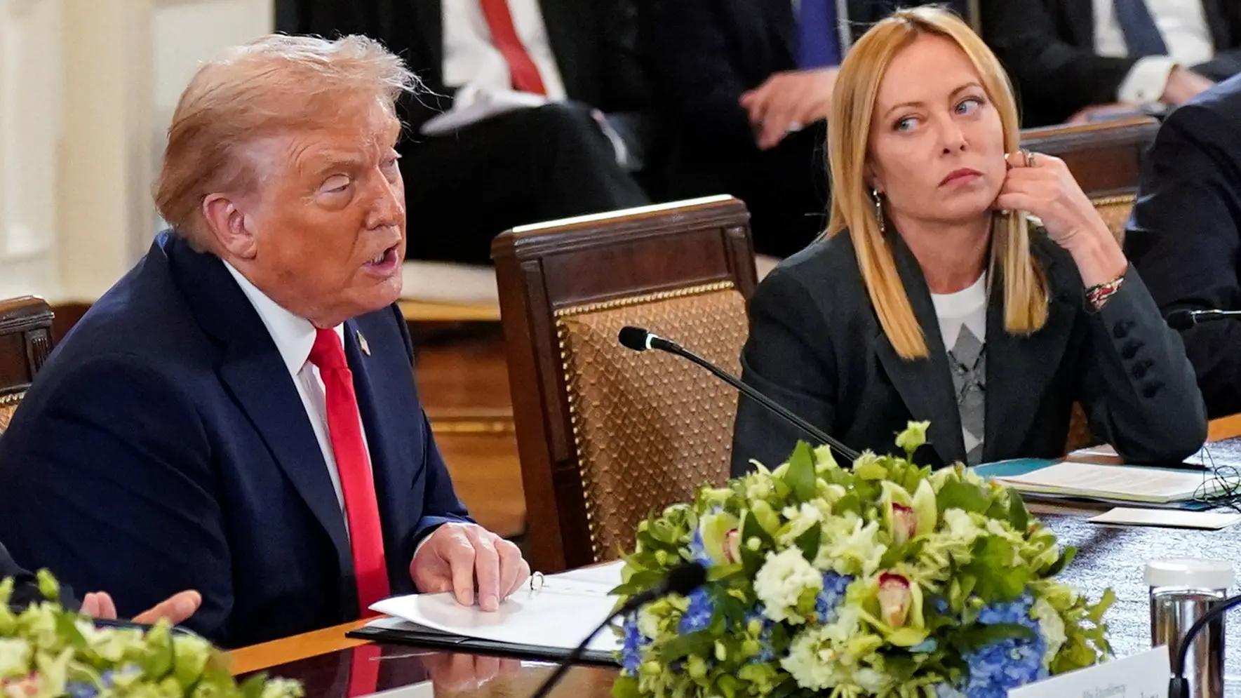 donald tramp, đorđa meloni, 18 avg 2025 - Reuters-68a47839e4376.webp