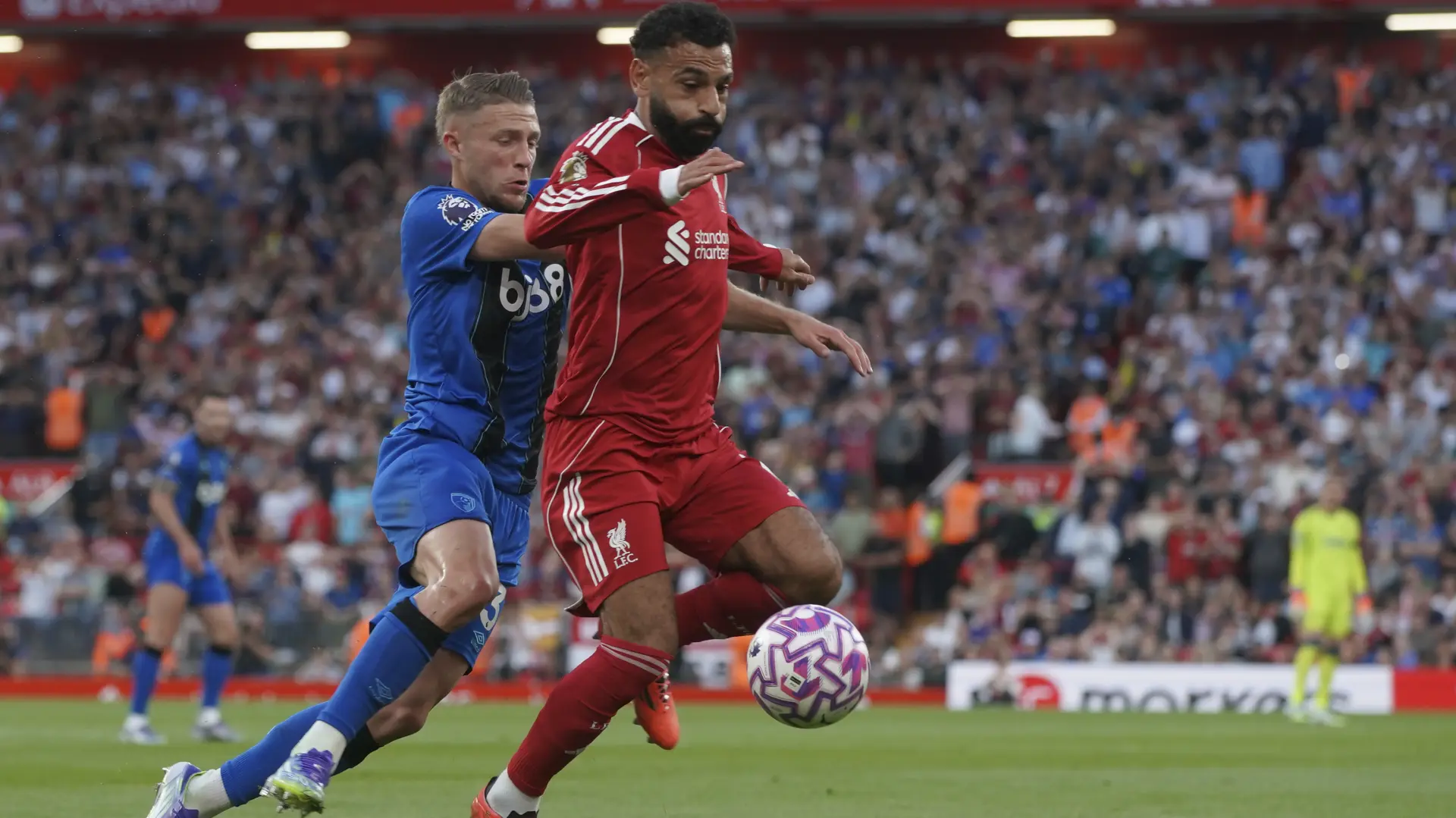 mohamed salah, fk liverpul, bornmut - 15 avg 2025 - AP Photo Ian Hodgson-689fa2cd4a549.webp