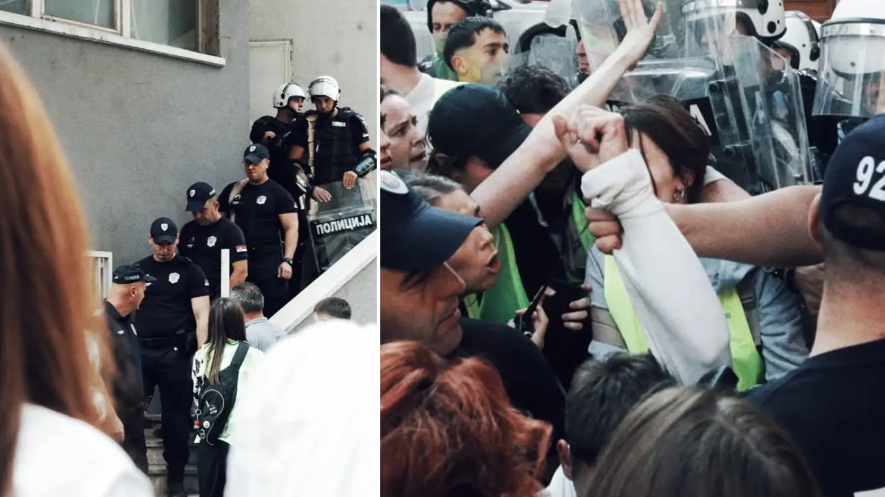 sukob policije i demonstranata novi pazar instagram@blokada dnup-689afe207fb28.webp