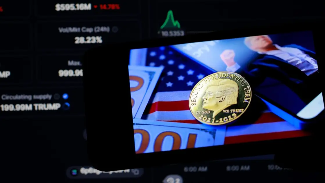 donald tramp, novčić sa likom donalda trampa, kriptovalute - profimedia-0975807020-68b6f6399ee50.webp