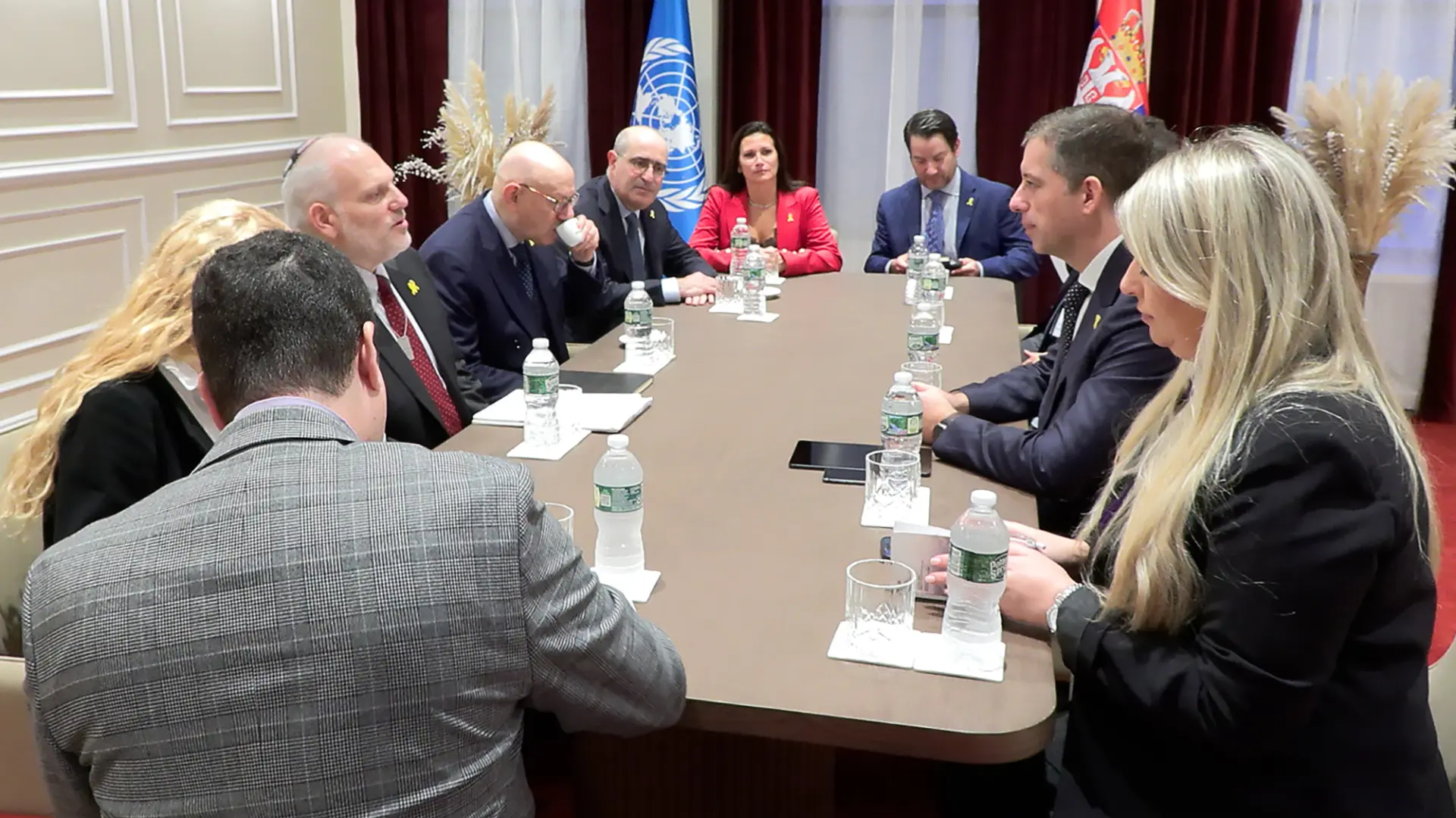marko đurić sa predstavnicima jevrejskih organizacija, generalna skupština UN, 25 sept 2025 - TANJUG MSP (1)-68d56896da305.webp