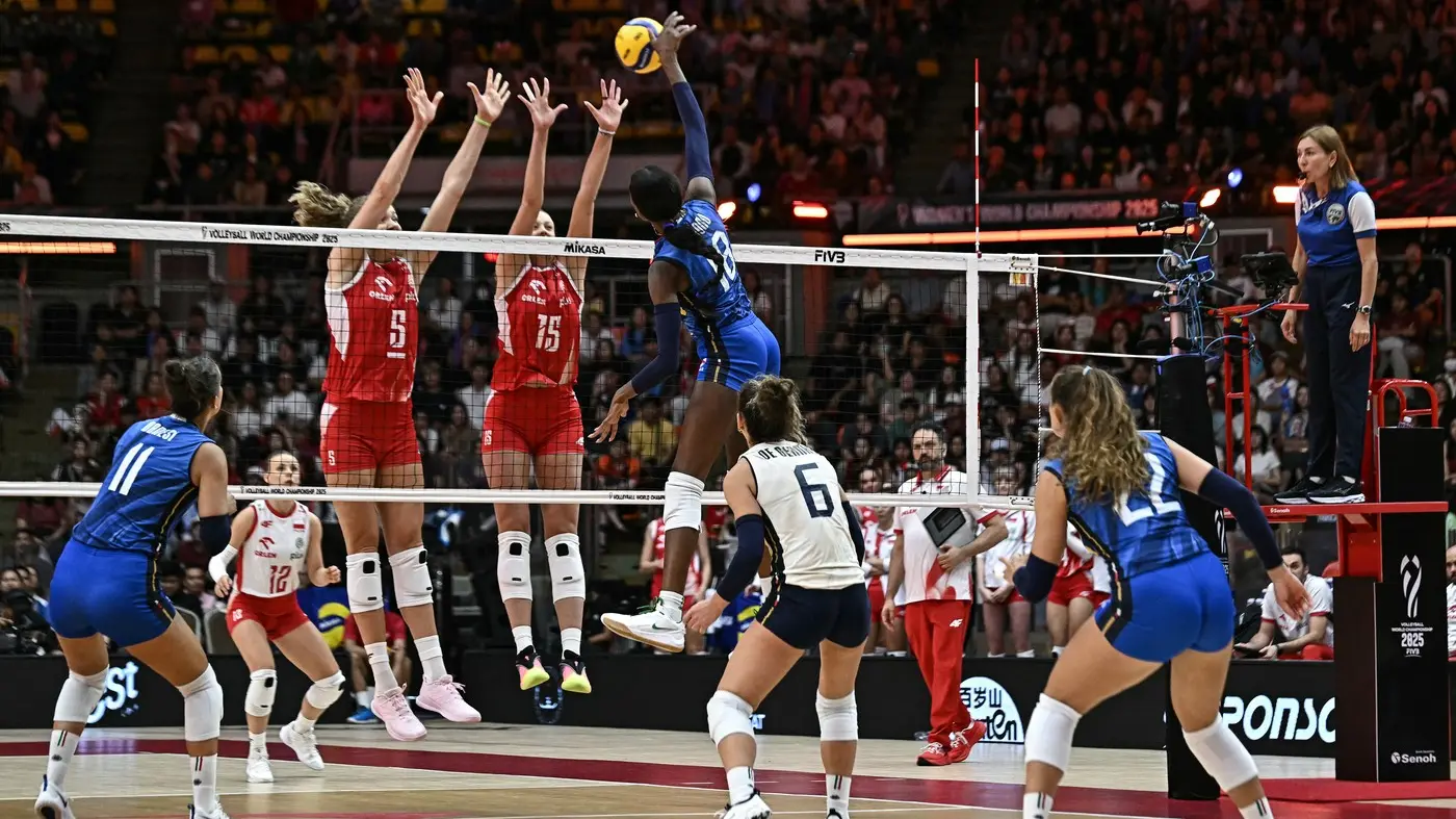 sp u odbojci, odbojka, odbojkašice italije poljske, paola egonu smečuje - 3 sept 2025 - profimedia-1033849882-68b86c1c7826e.webp