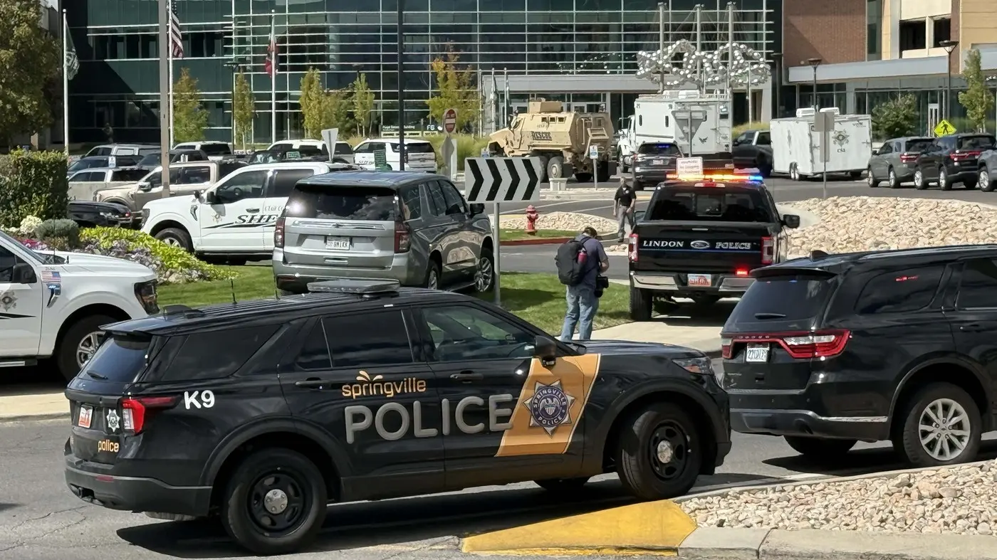 ubistvo čarlija kirka, američka policija univerzitet juta veli - 10 sept 2025 - profimedia-1035892617-68c43ab74f9d6.webp